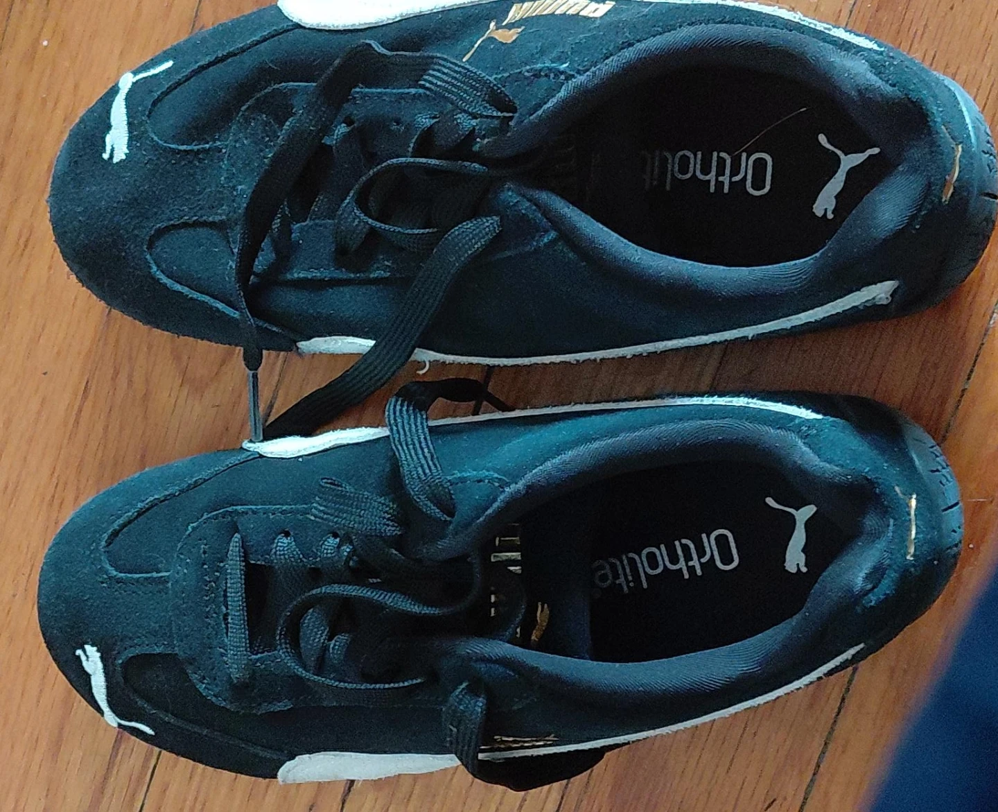 Puma Black Suede Sneakers