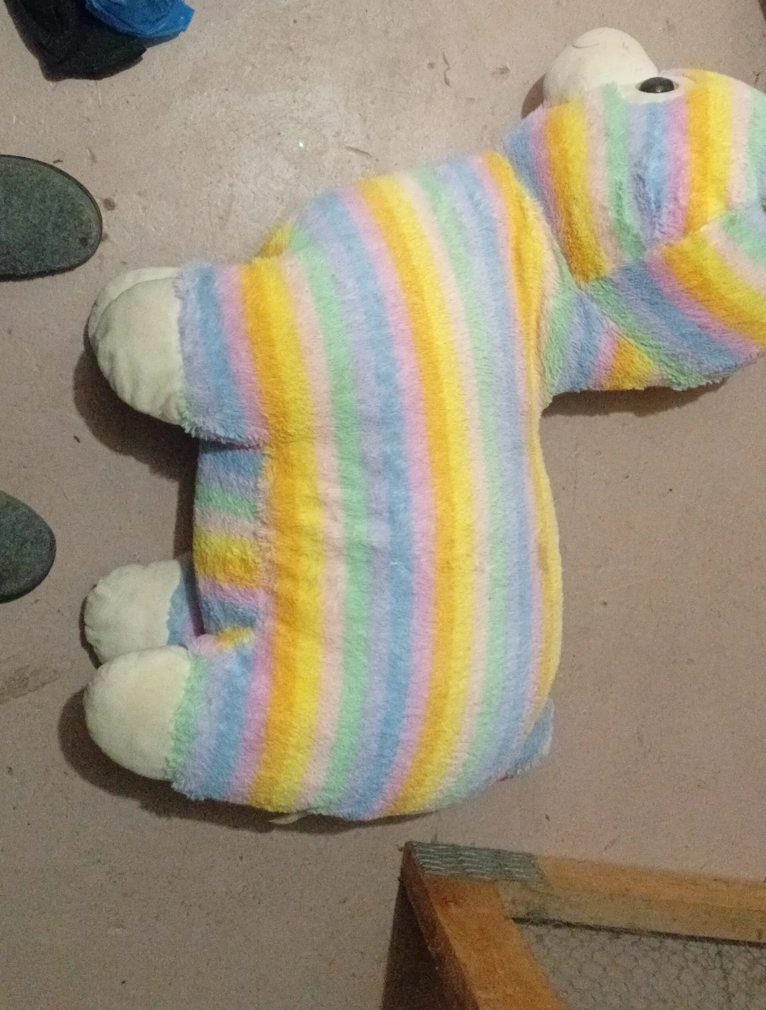 Rainbow Striped Plush Toy