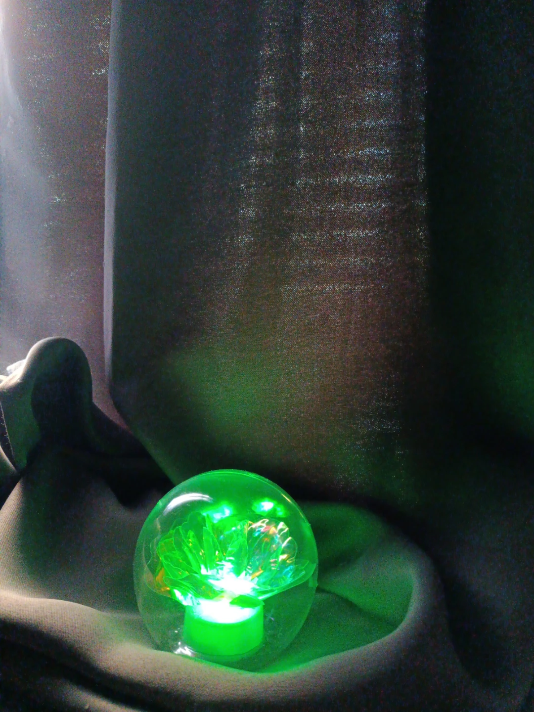 Green LED Crystal Ball Light