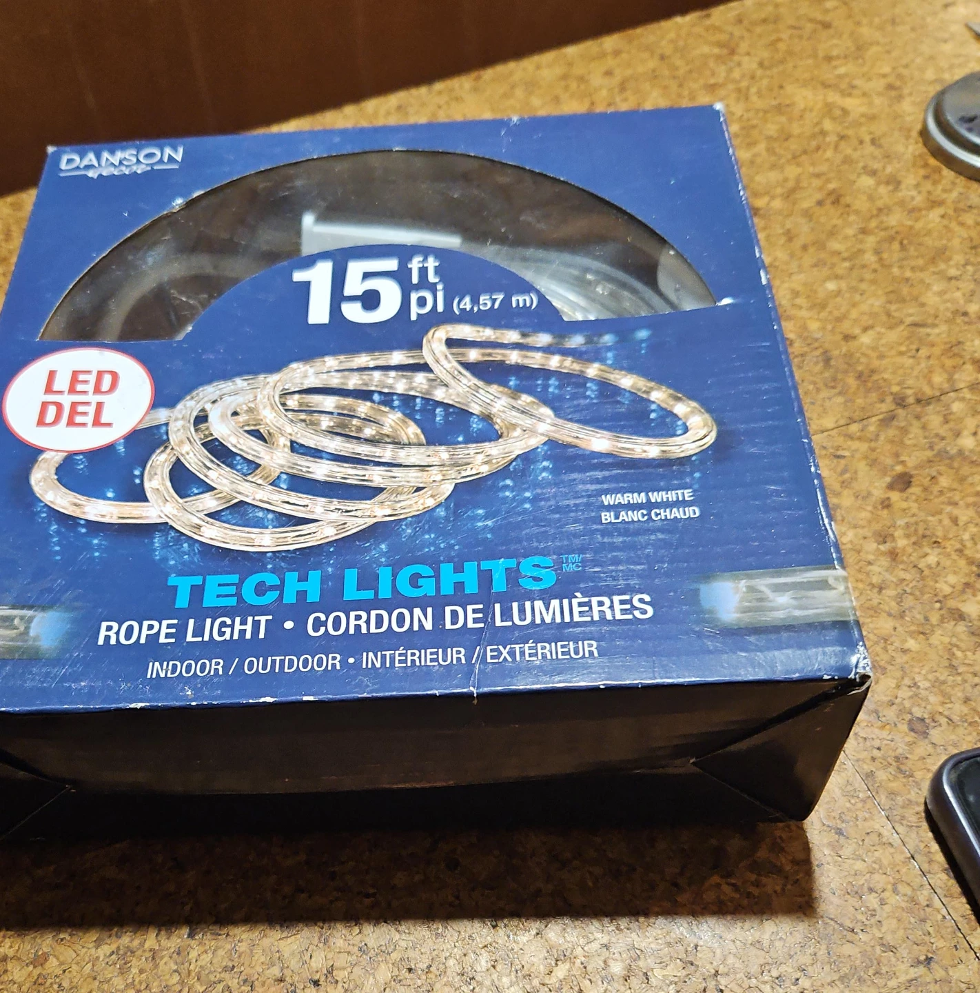 Danson Tech Lights Warm White LED Rope Light - 15 ft