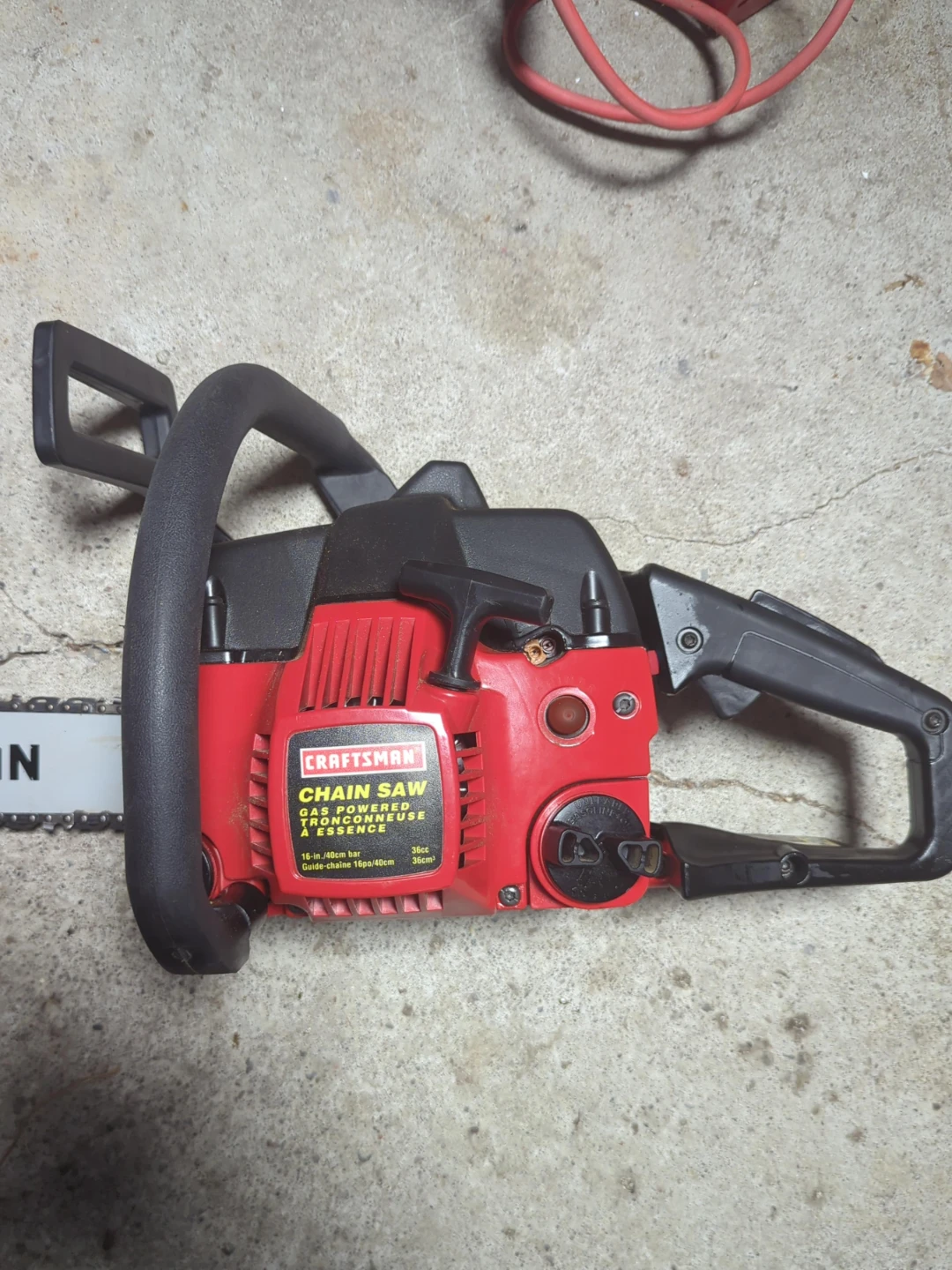 Craftsman 16" Gas Chainsaw with Case