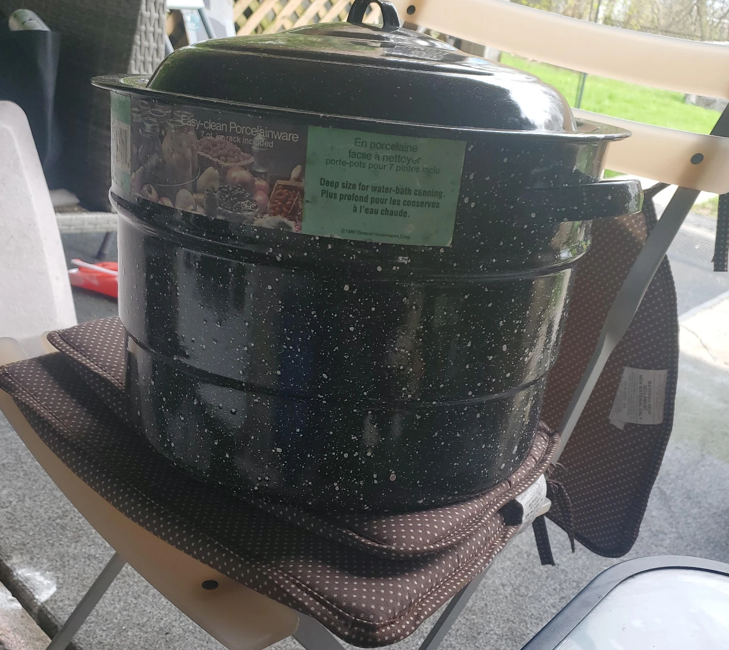 General Housewares 7 qt. Canning Pot with Rack