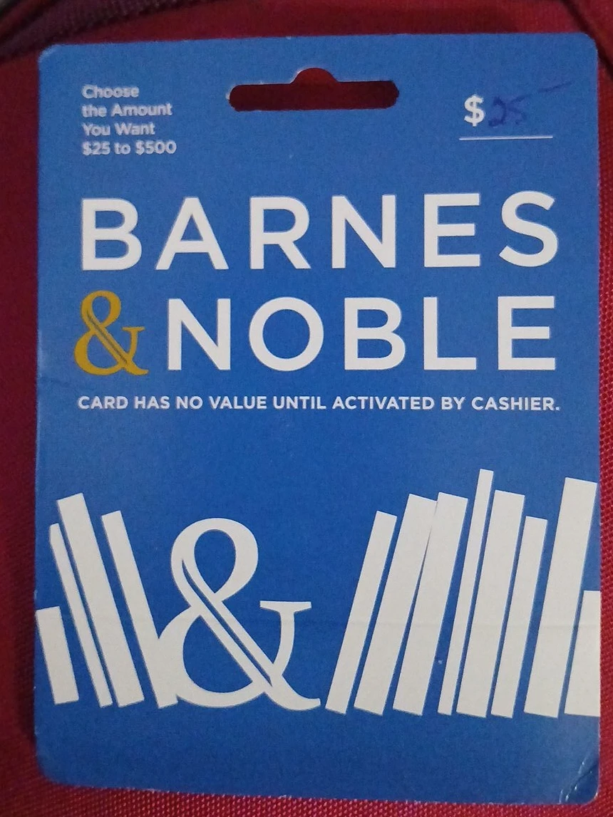 Barnes & Noble Gift Card - $25