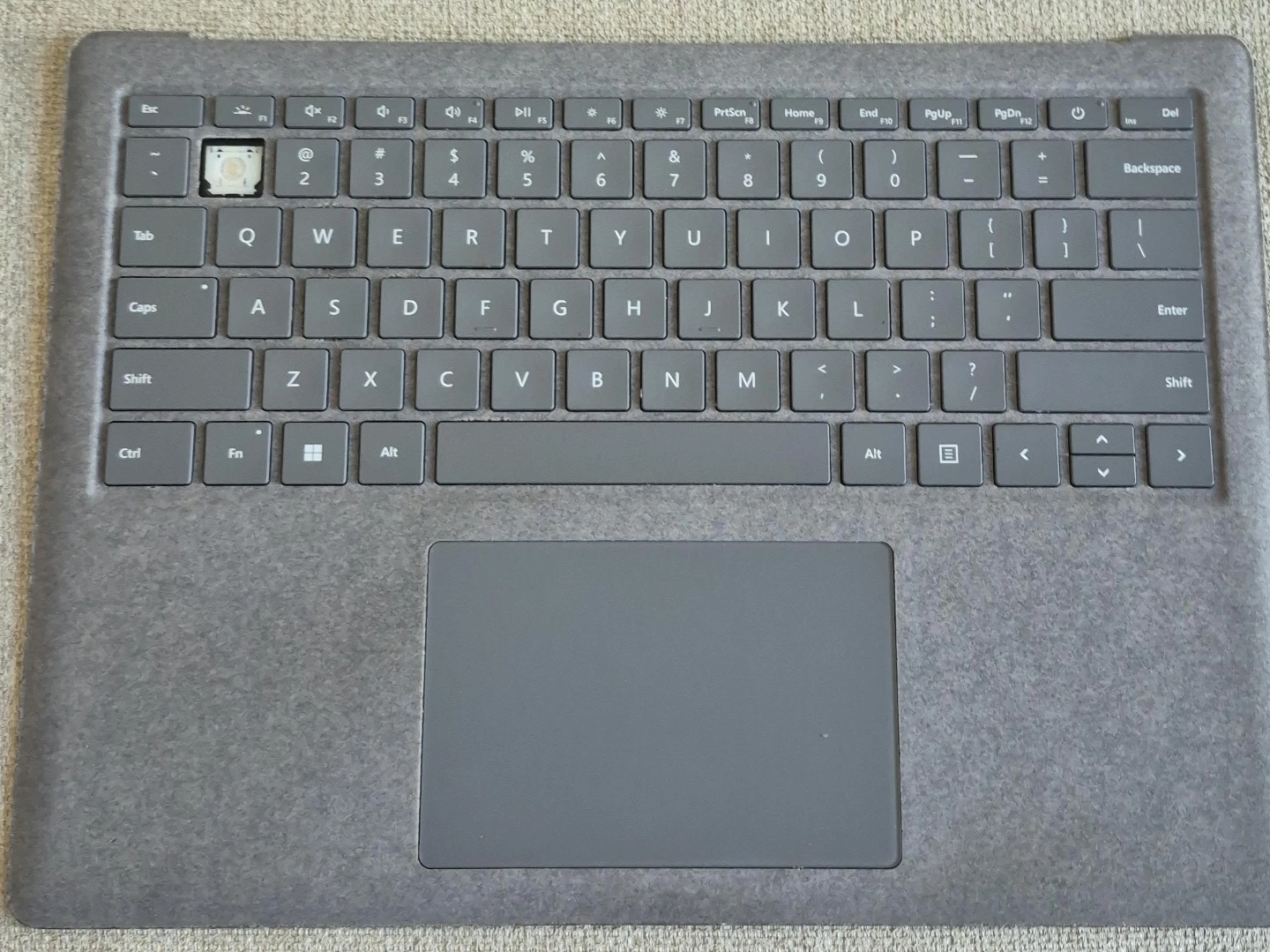 Broken Microsoft Surface Laptop 4 Cover Keyboard
