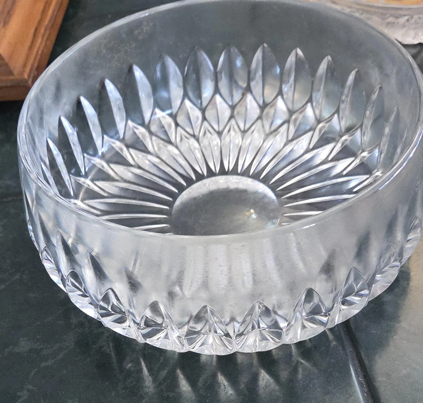 Clear Glass Decorative Bowl