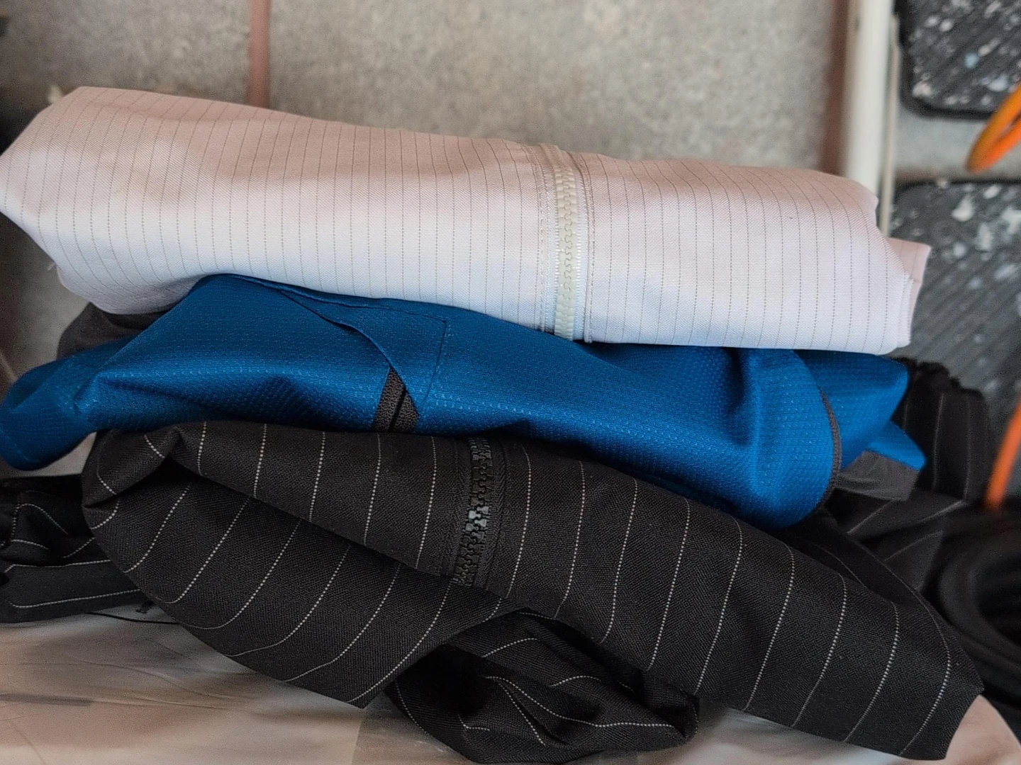 Stack of Men's Jackets $12 each