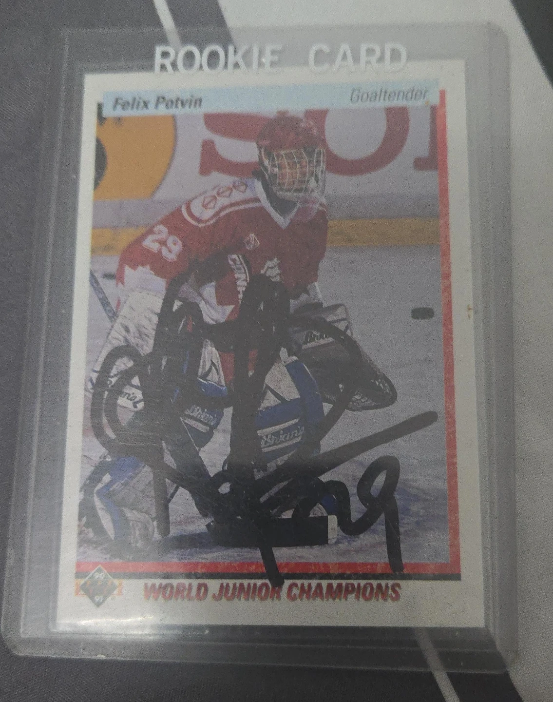Felix Potvin Rookie Card - Goaltender