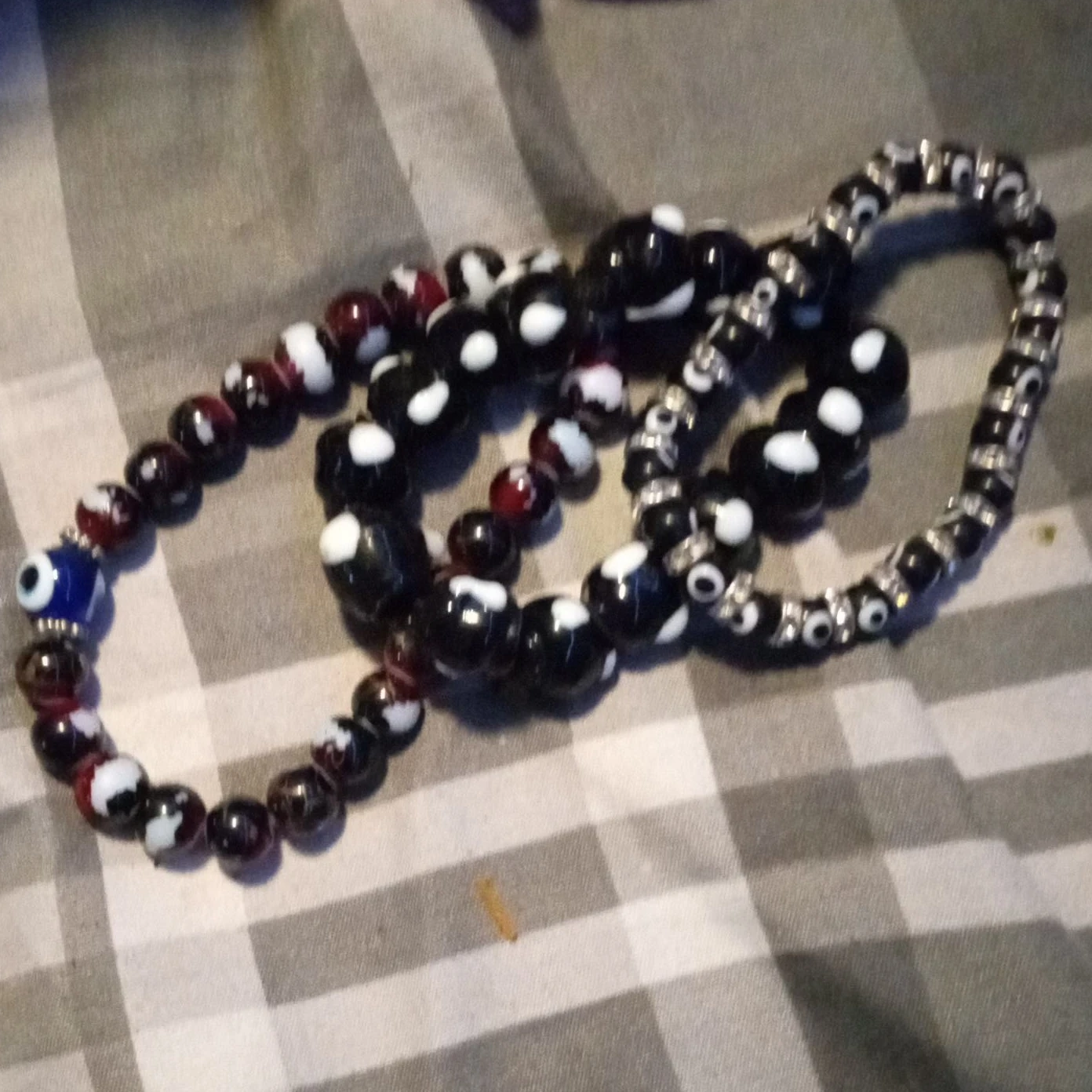 Evil Eye Beaded Bracelets - Set of 3