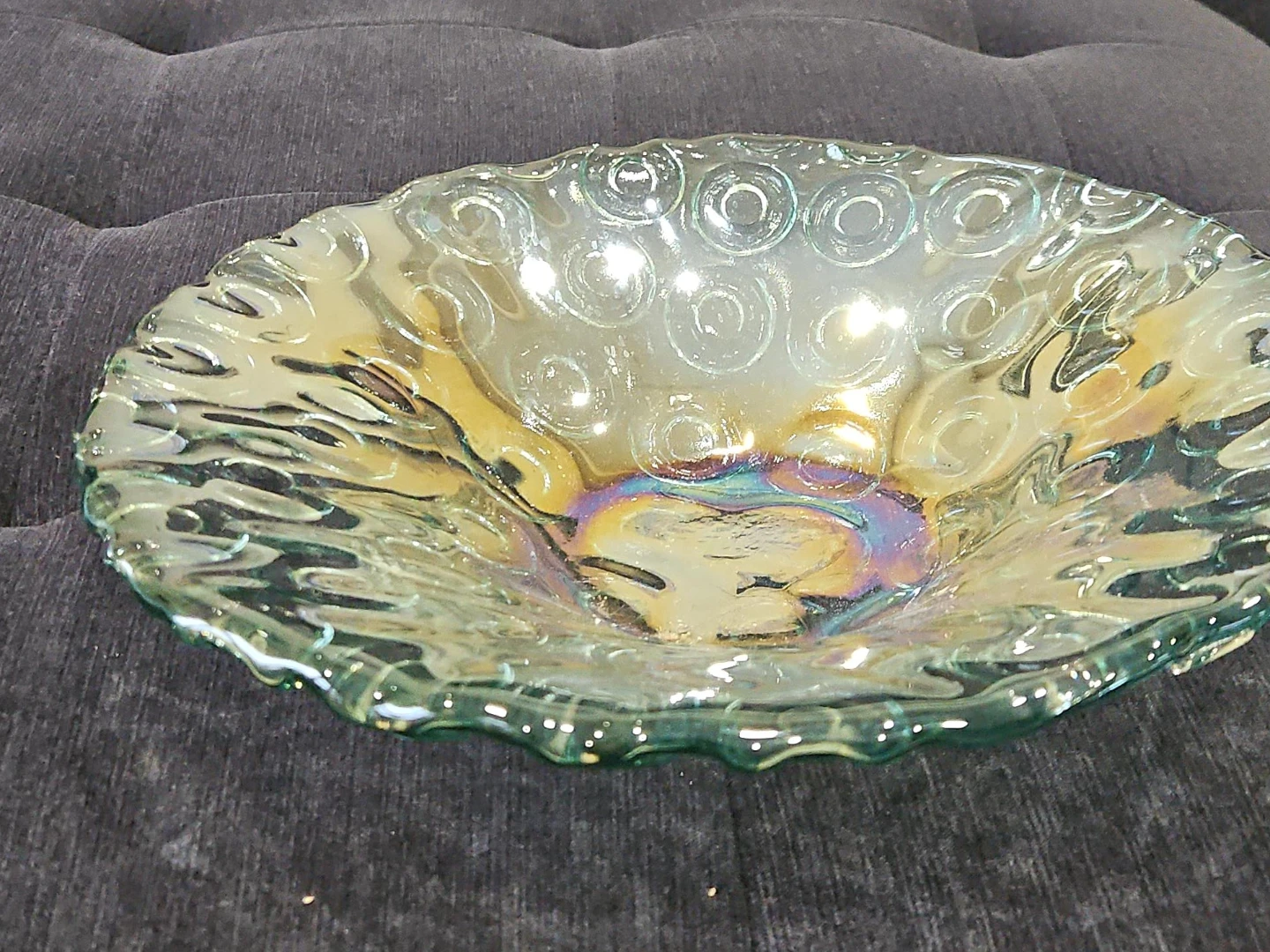 Iridescent Glass Decorative Bowl - photo 3