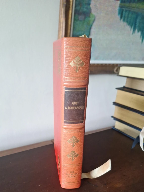 The Franklin Library Guy de Maupassant Leather Bound Book
