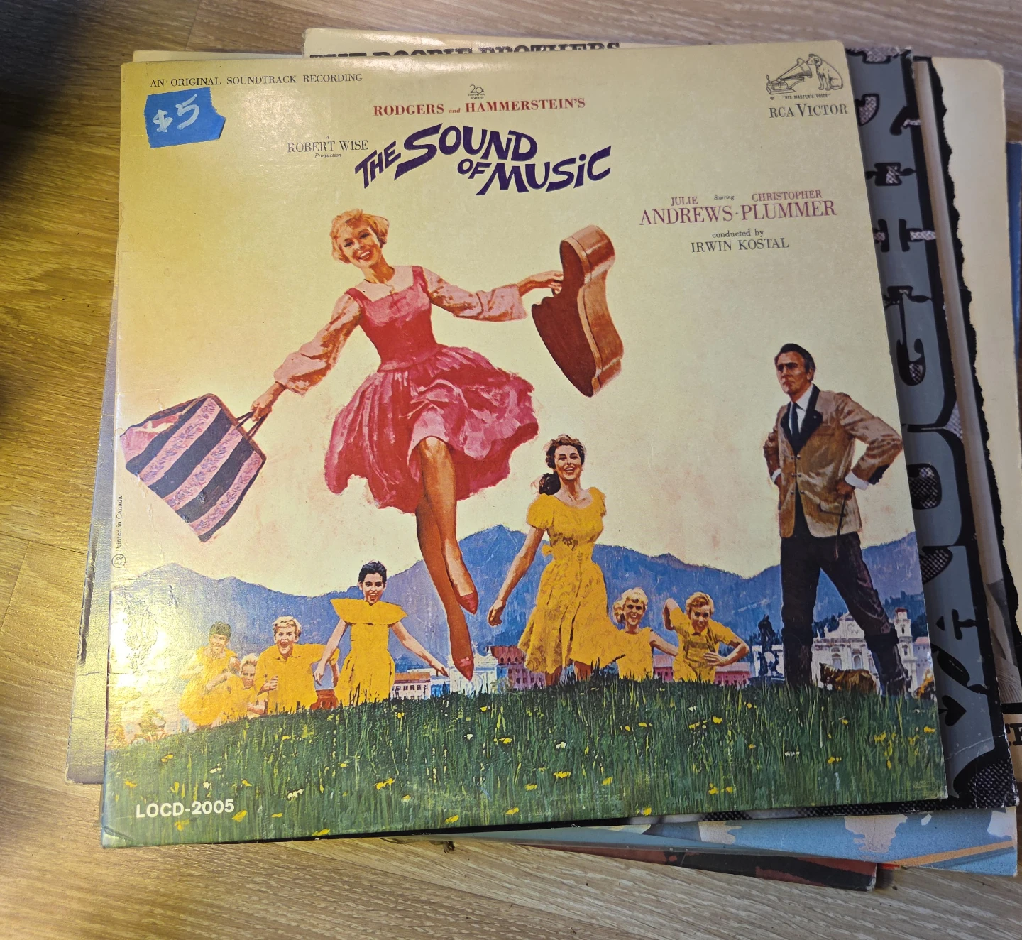 The Sound of Music Original Soundtrack Recording Vinyl LOCD-2005