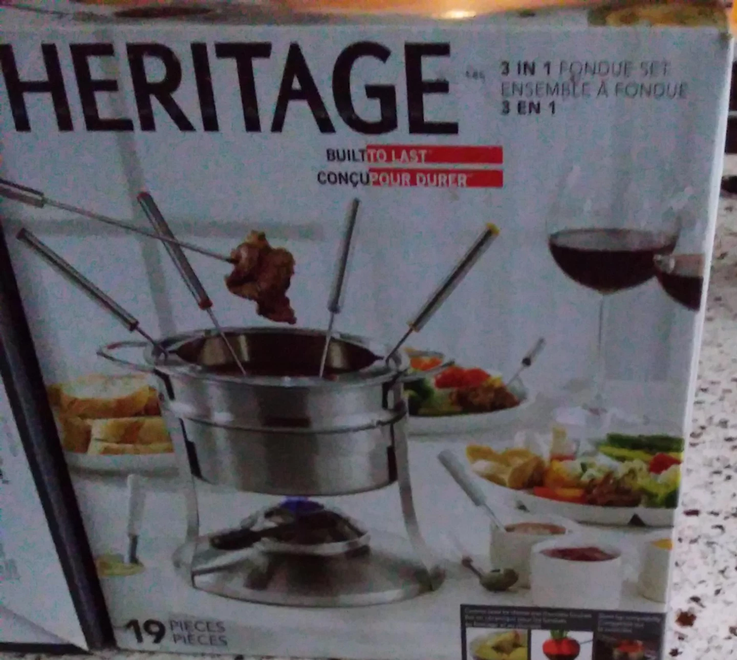 Heritage 3-in-1 Fondue Set