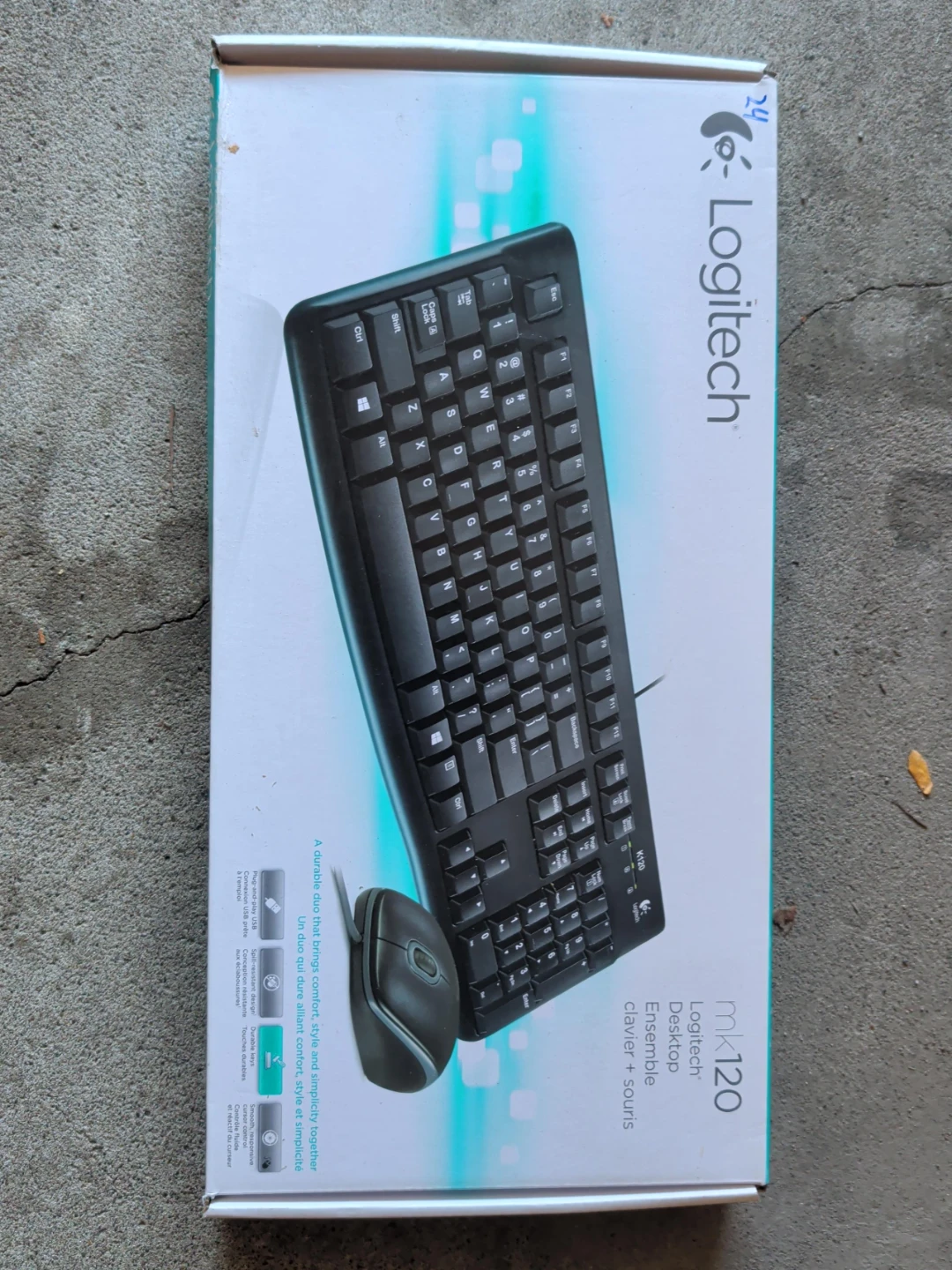 Logitech MK120 Desktop Keyboard and Mouse Combo
