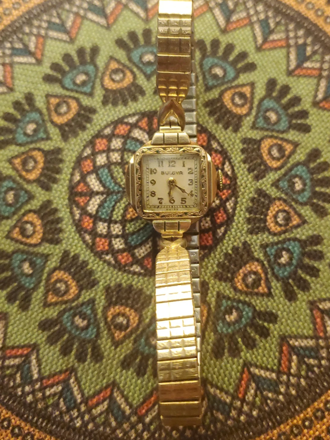 Vintage Bulova Women's Gold-Tone Watch