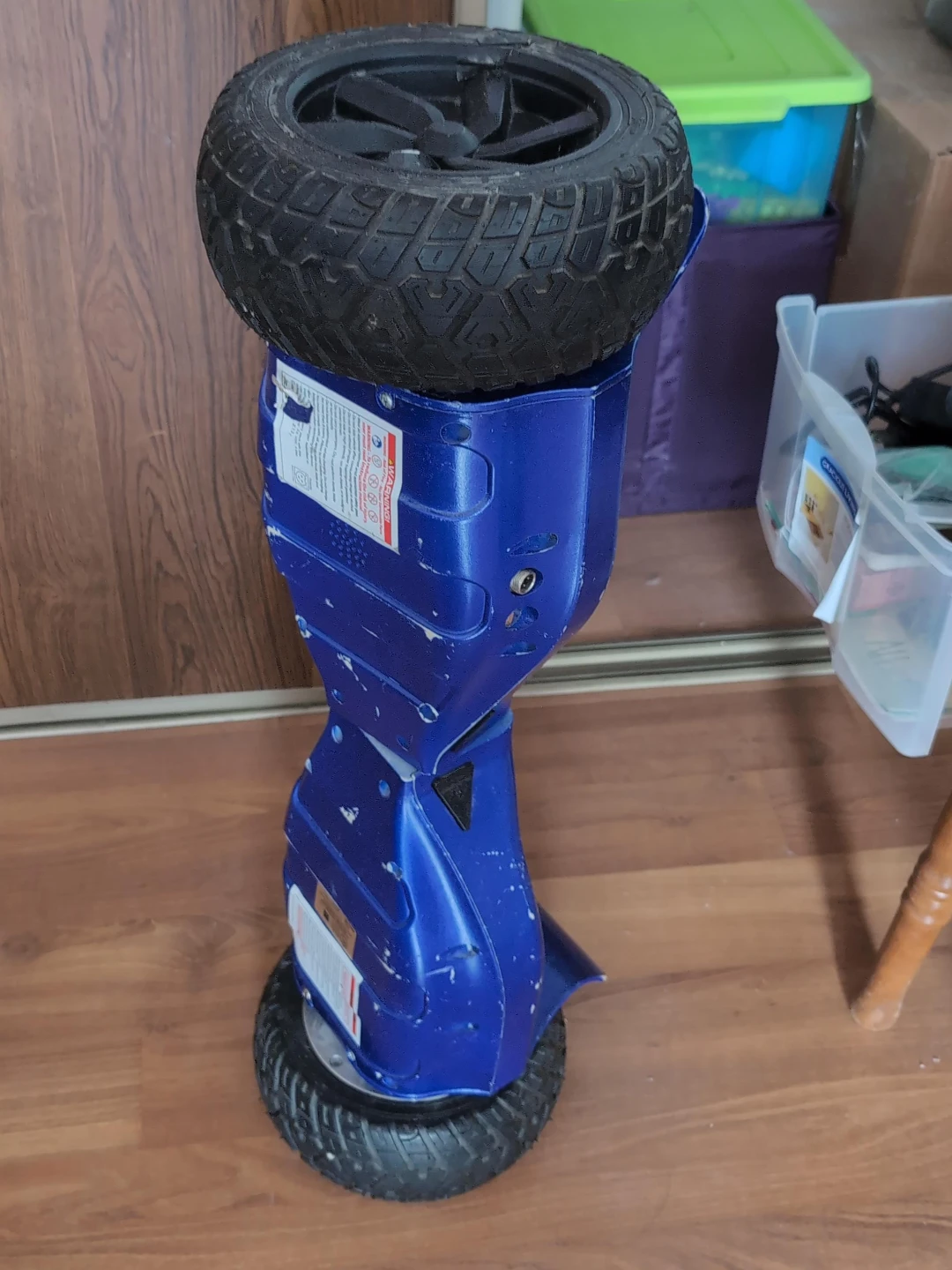 Blue Hoverboard Self-Balancing Scooter
