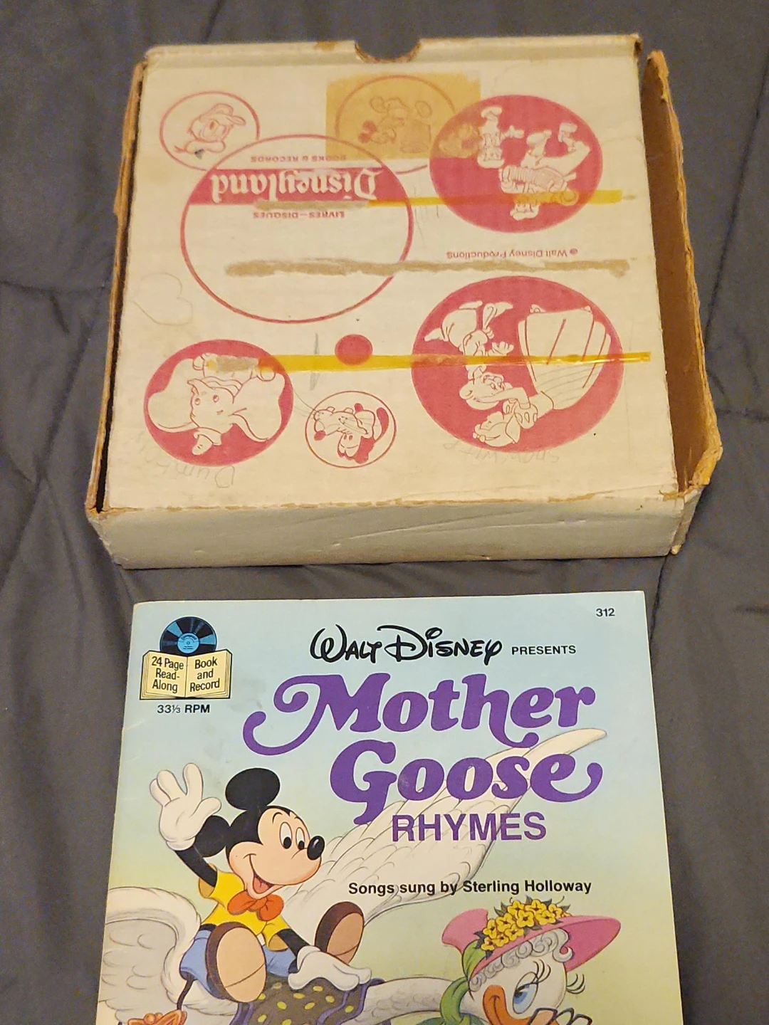 Walt Disney Mother Goose Rhymes Book and Record