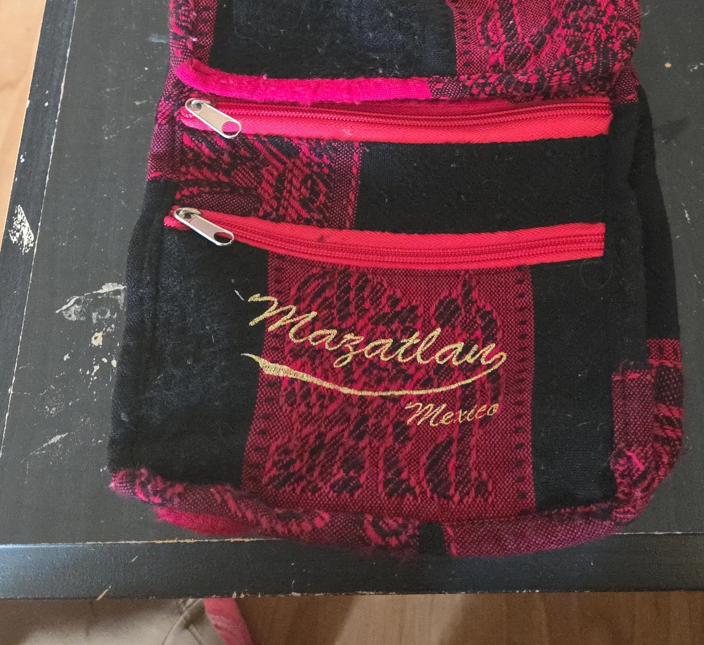 Mazatlan Mexico Woven Pouch Bag