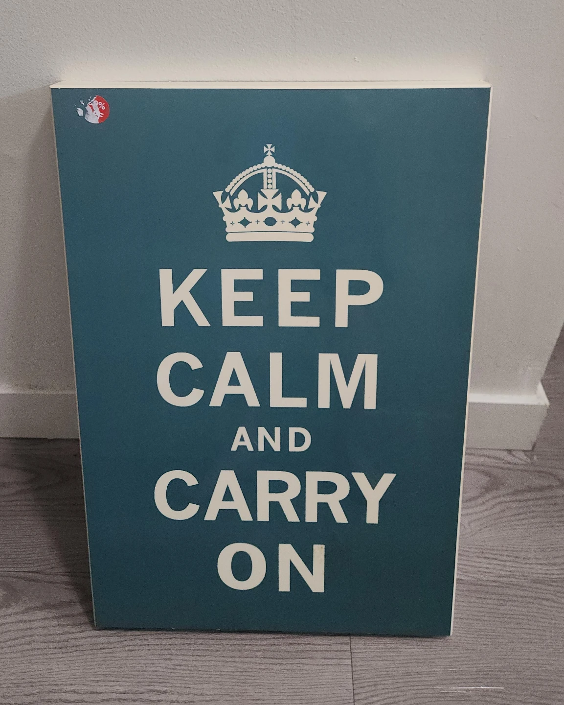Keep Calm and Carry On Canvas Print