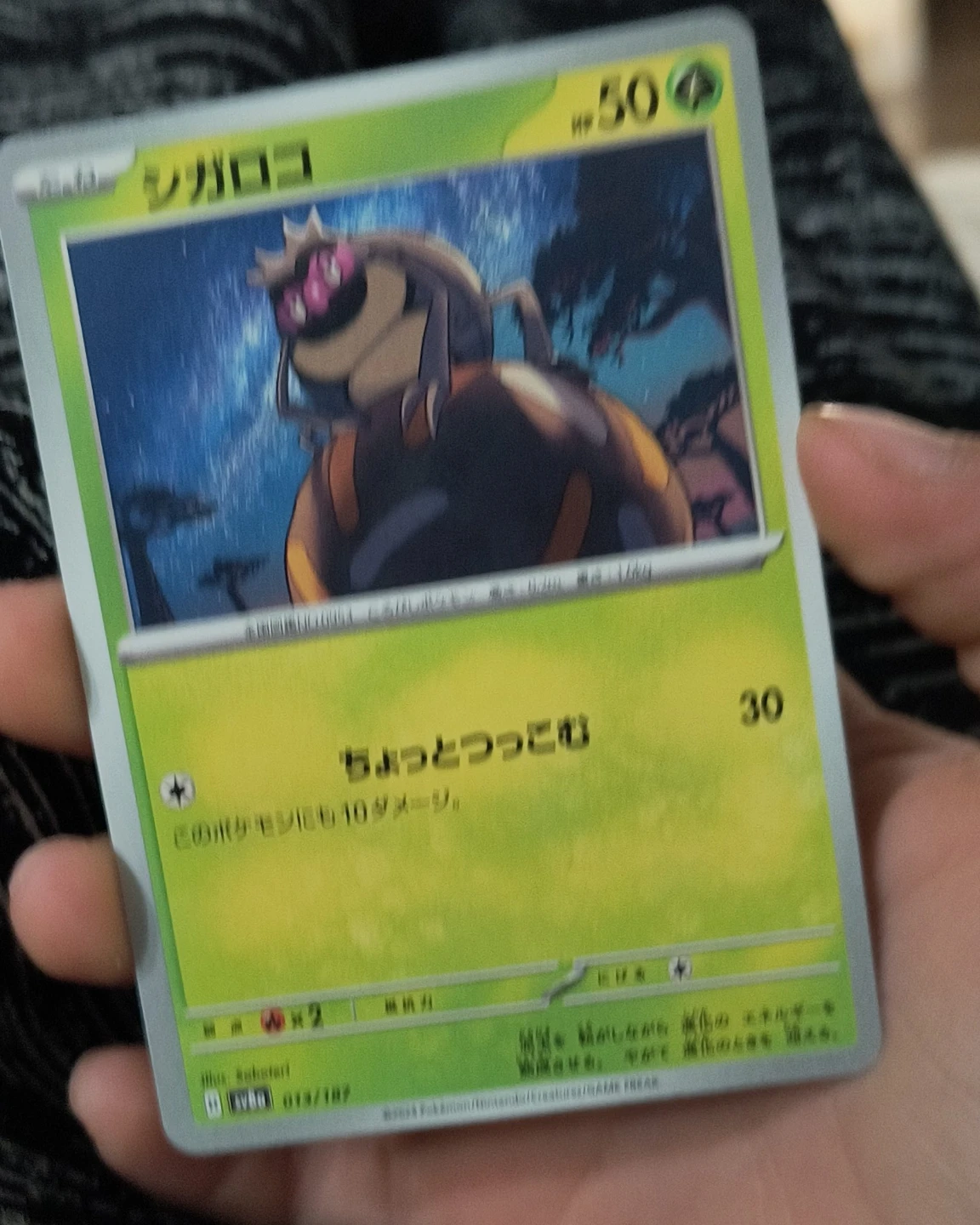 Pokemon Card - Shiigara (Skarab) 013/187