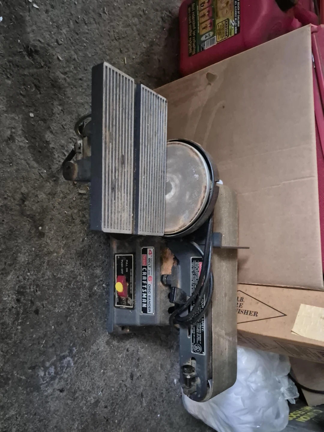 Craftsman 4" Belt and 6" Disc Sander