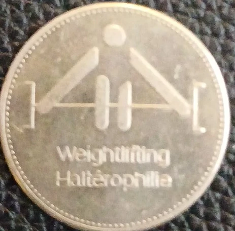 Canadian Olympic Trust 1976 Weightlifting Token