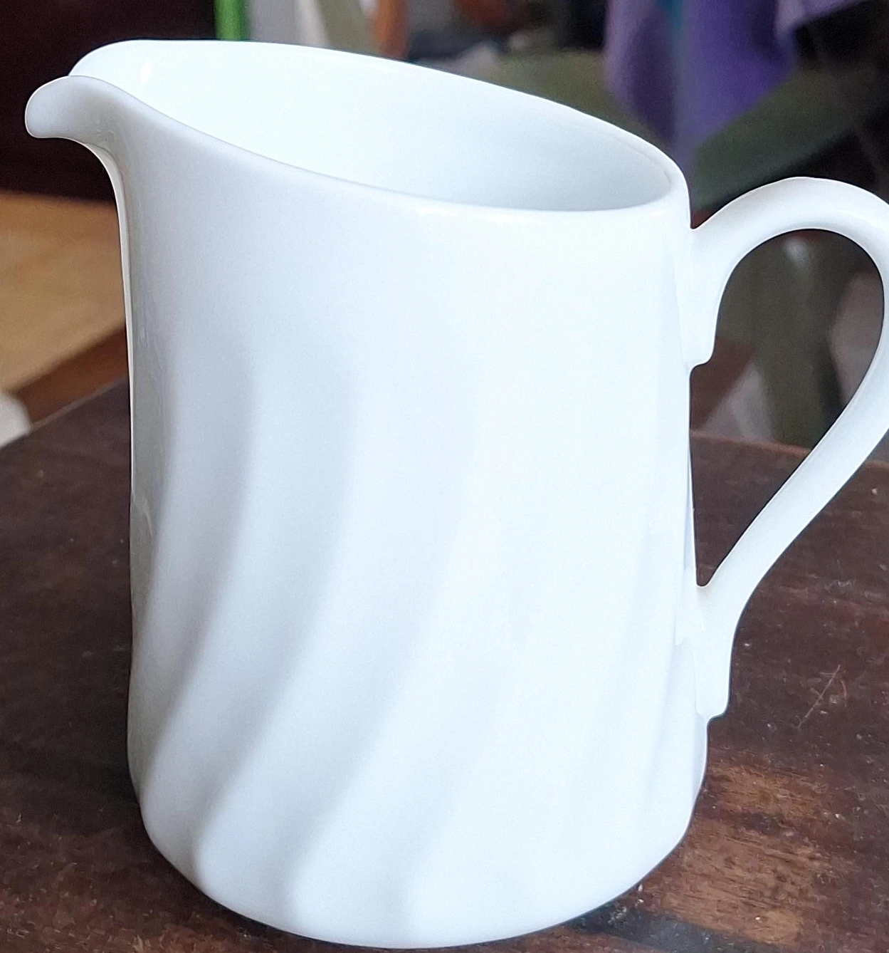 White Creamer Pitcher