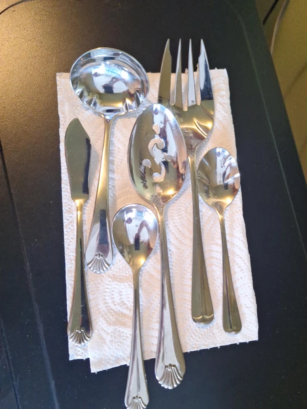 Set of Silverware Serving Utensils