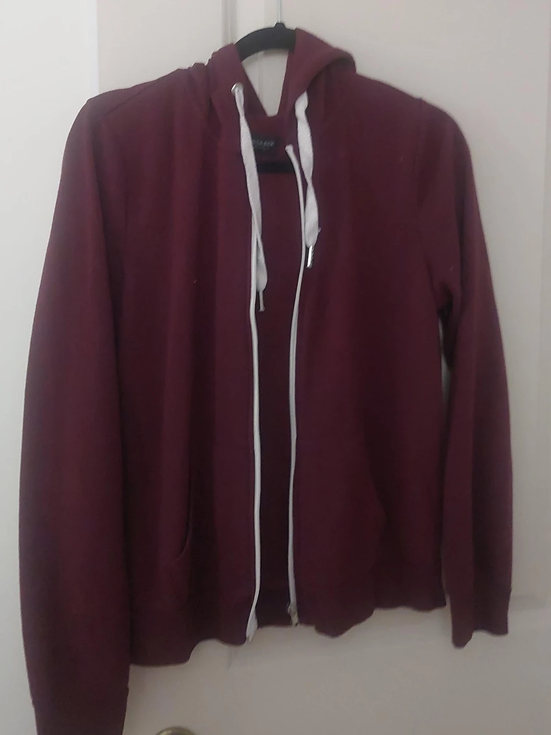Maroon Full Zip Hoodie