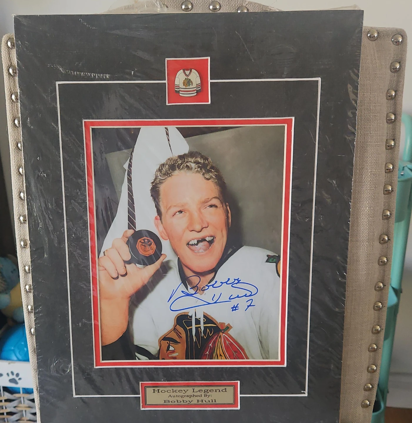 Bobby Hull Autographed Photo - Chicago Blackhawks Hockey Legend
