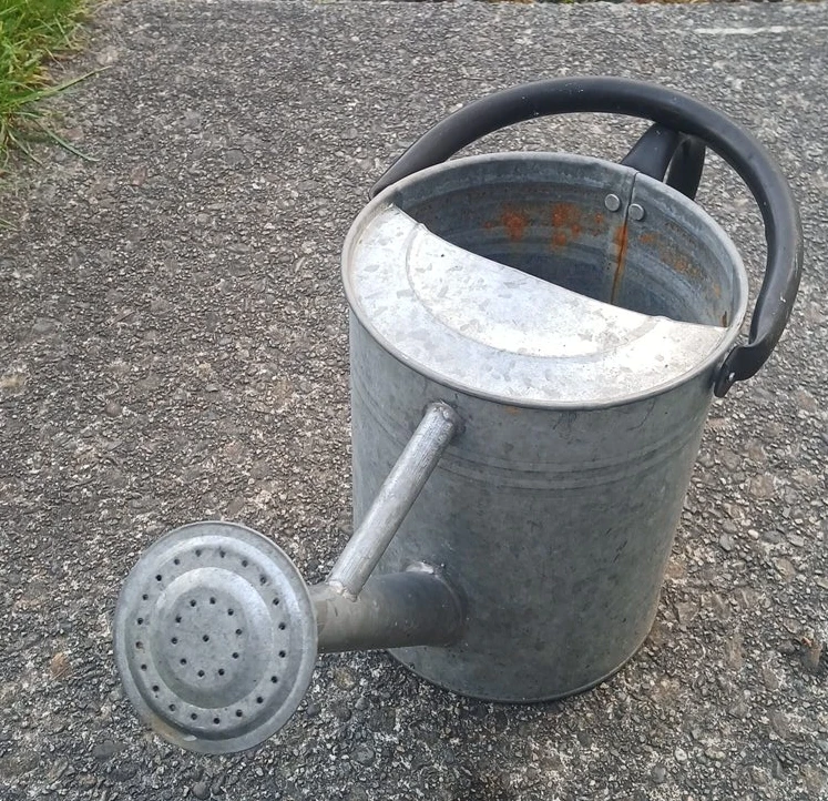 Galvanized Metal Watering Can