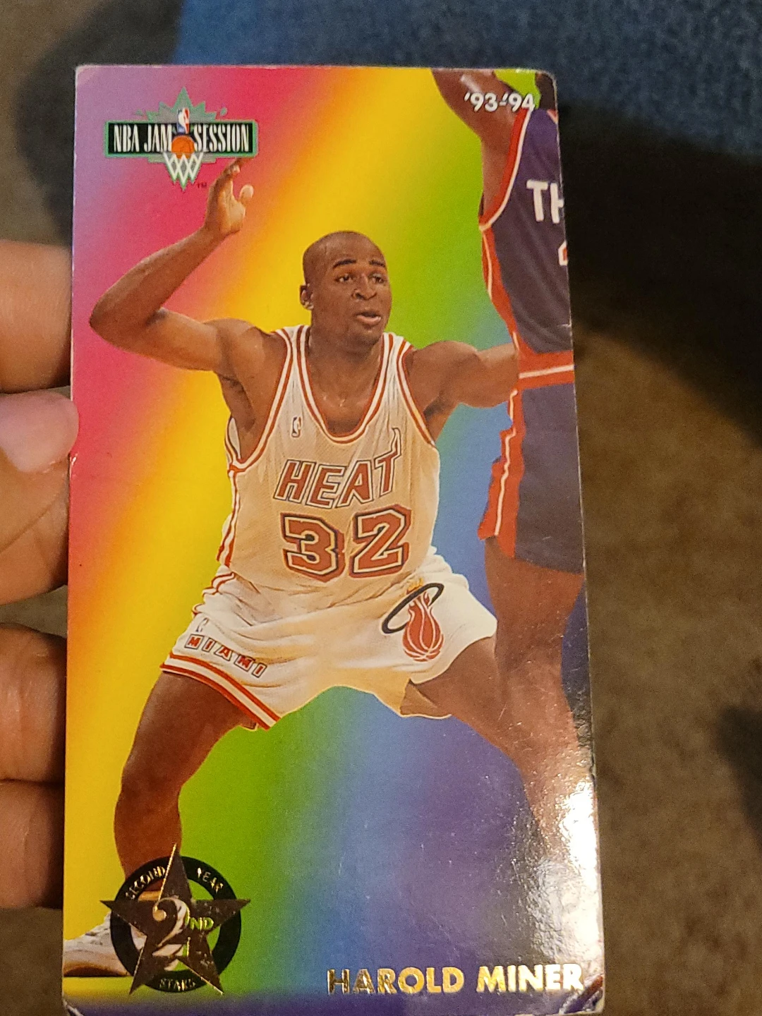 1993-94 Fleer Harold Miner NBA Jam Session Basketball Card