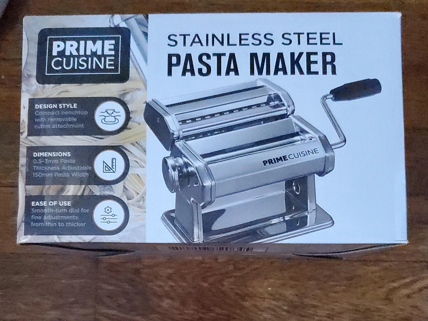 Prime Cuisine Stainless Steel Pasta Maker