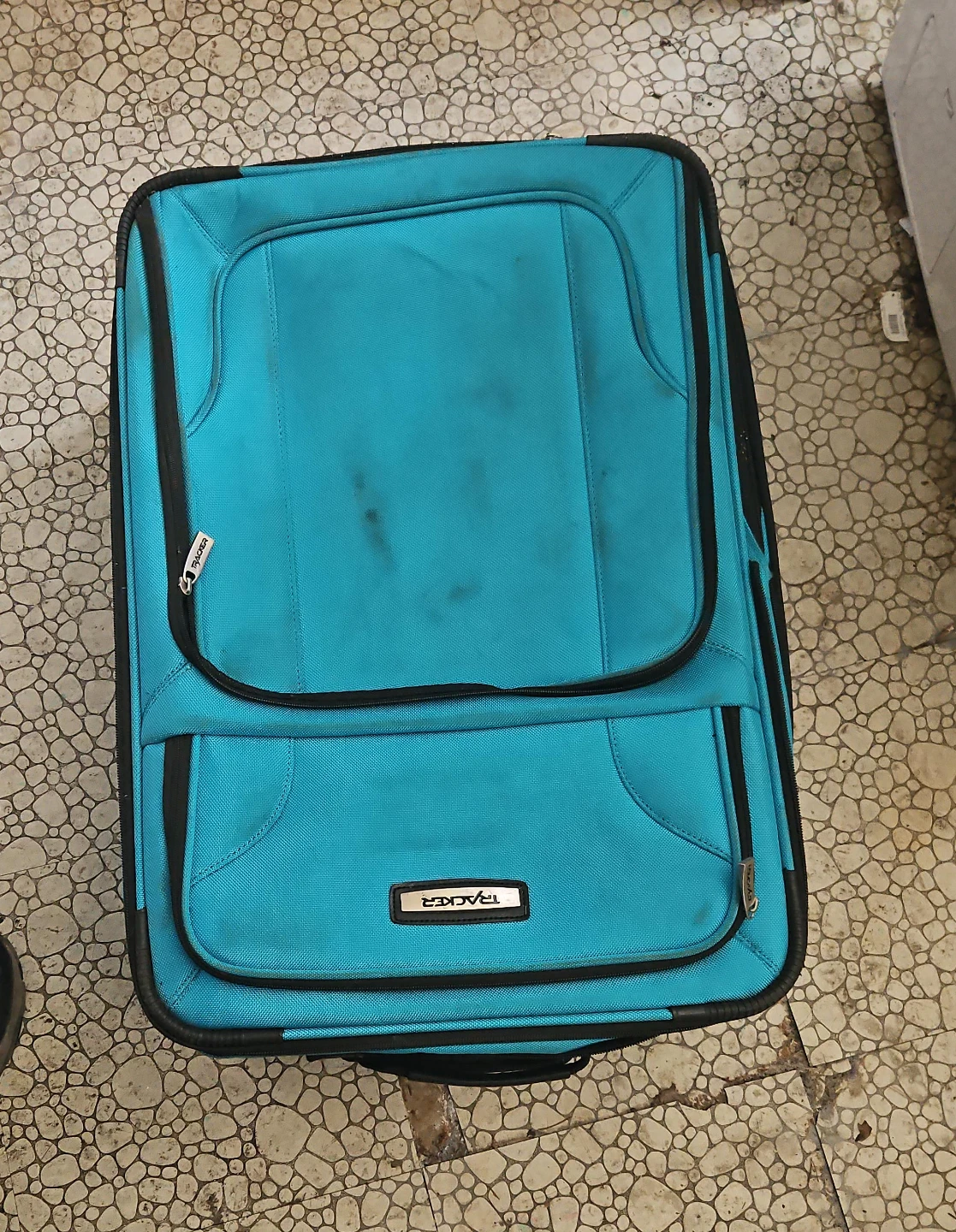 Tracker Luggage Suitcase - Blue