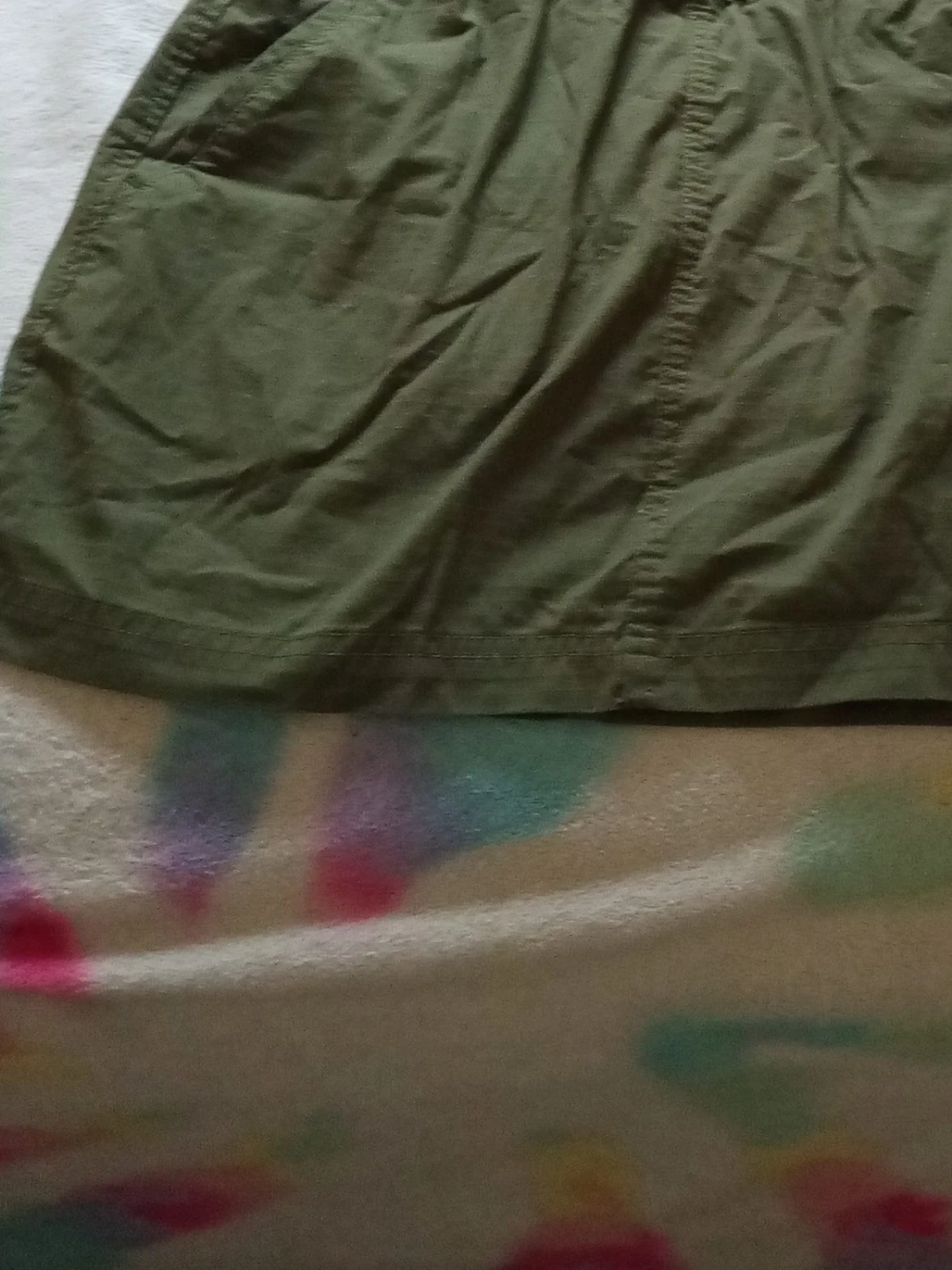 Green Cargo Shorts