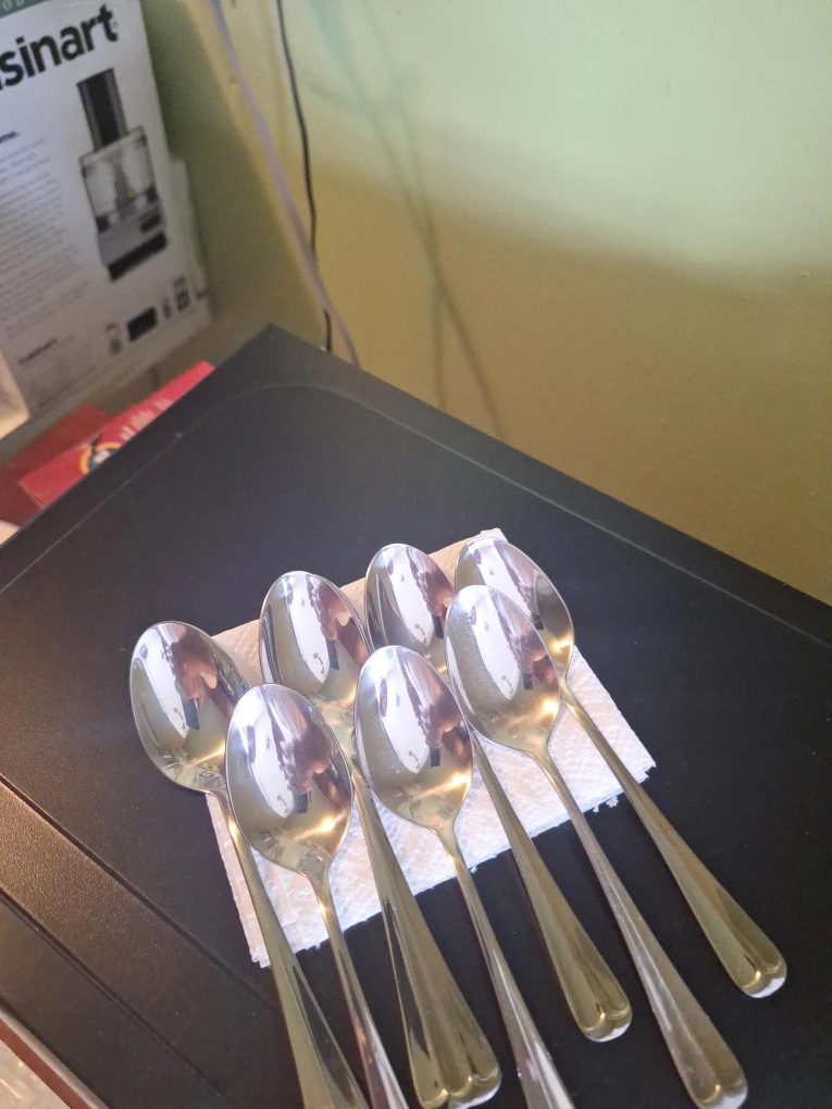 Set of 7 Stainless Steel table Spoons