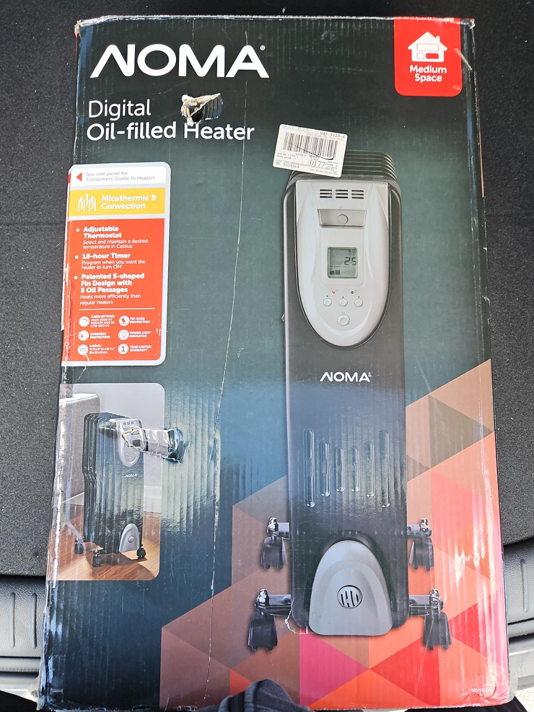 Noma Digital Oil-filled Heater
