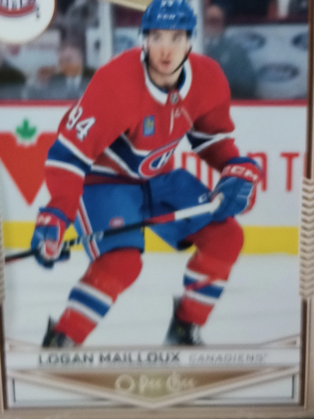 2022-23 OPC Logan Mailloux RC Canadiens Hockey Card