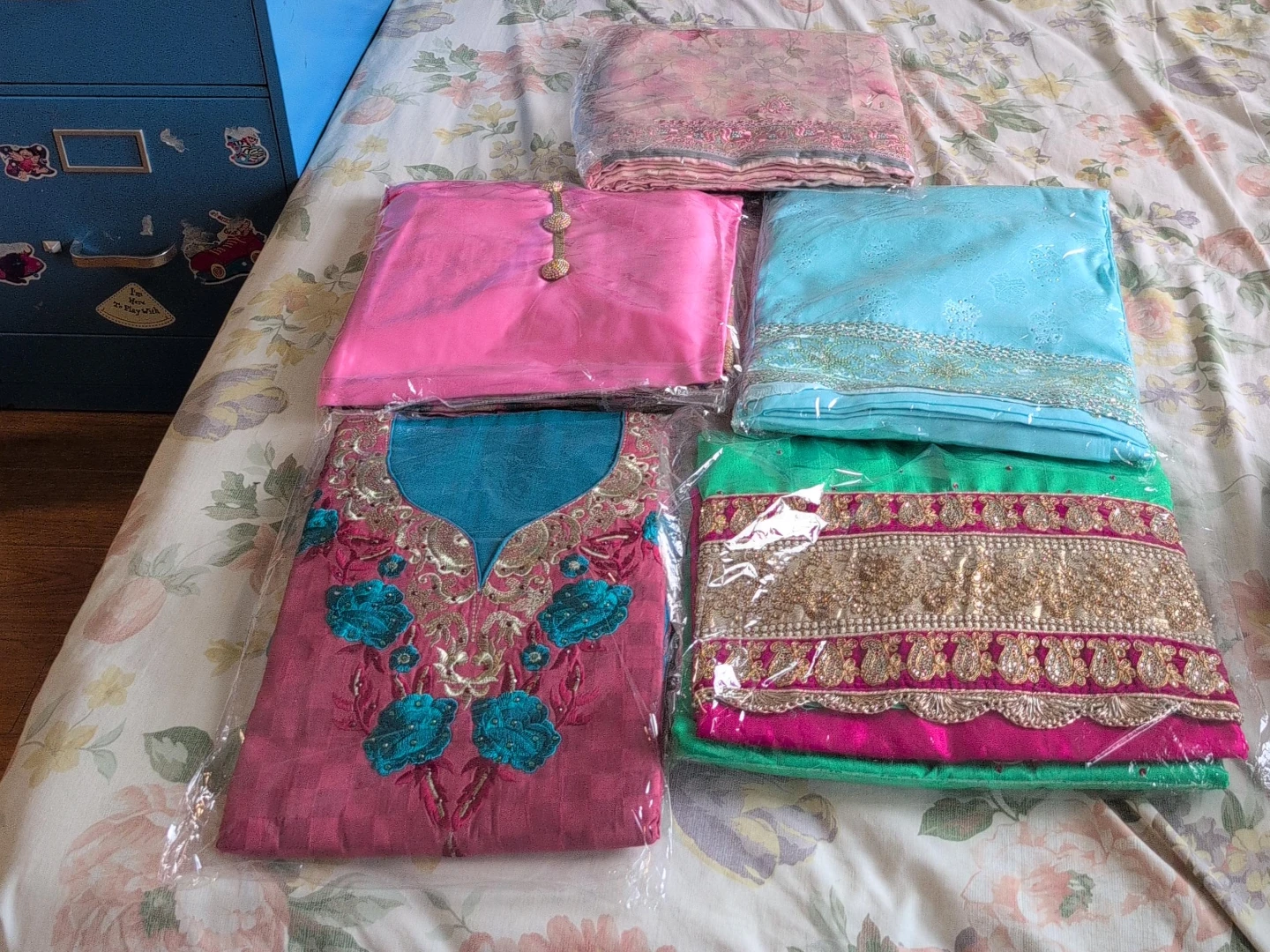 Assorted Women's Salwar Kameez Sets unstitched