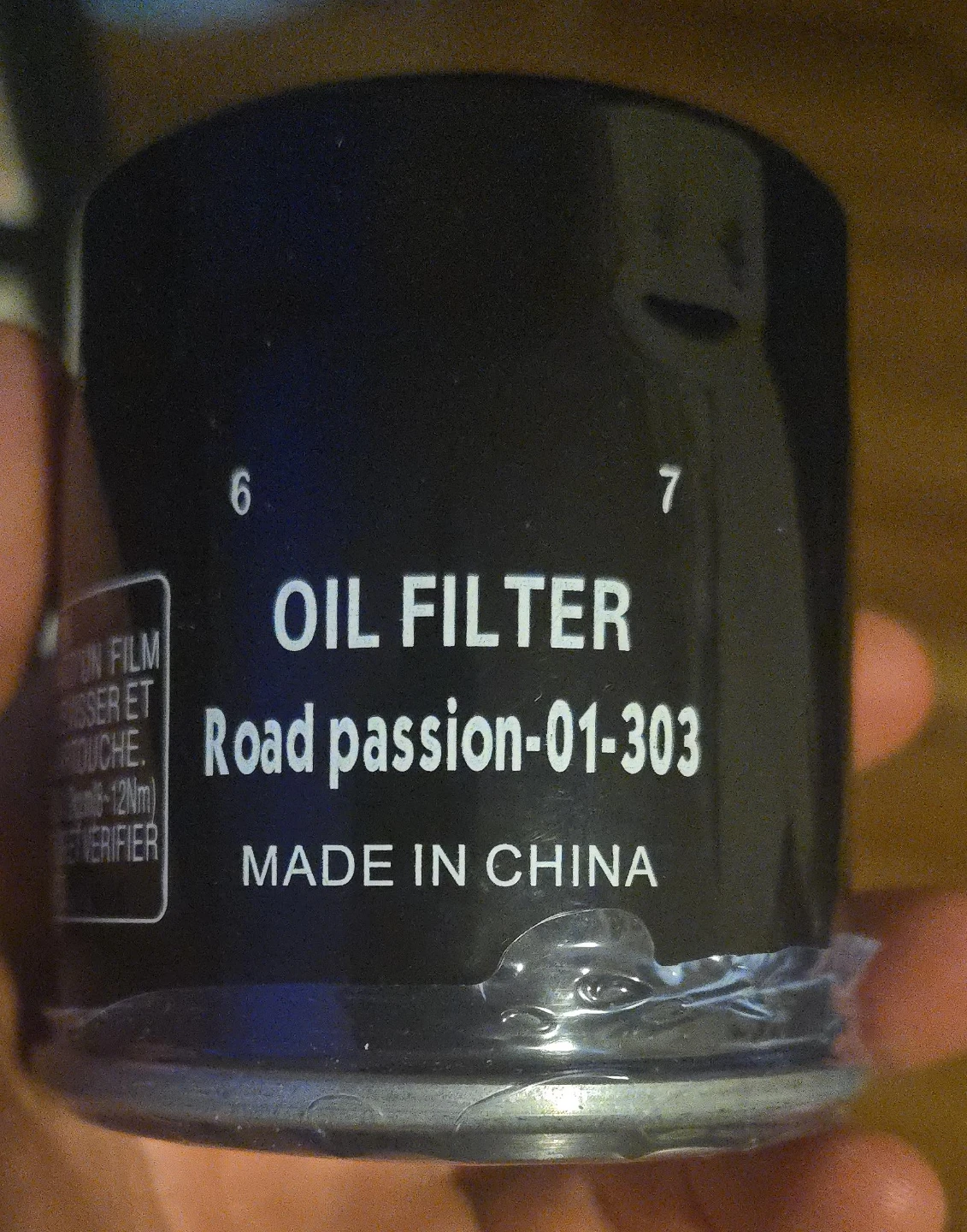 Road Passion Oil Filter 01-303