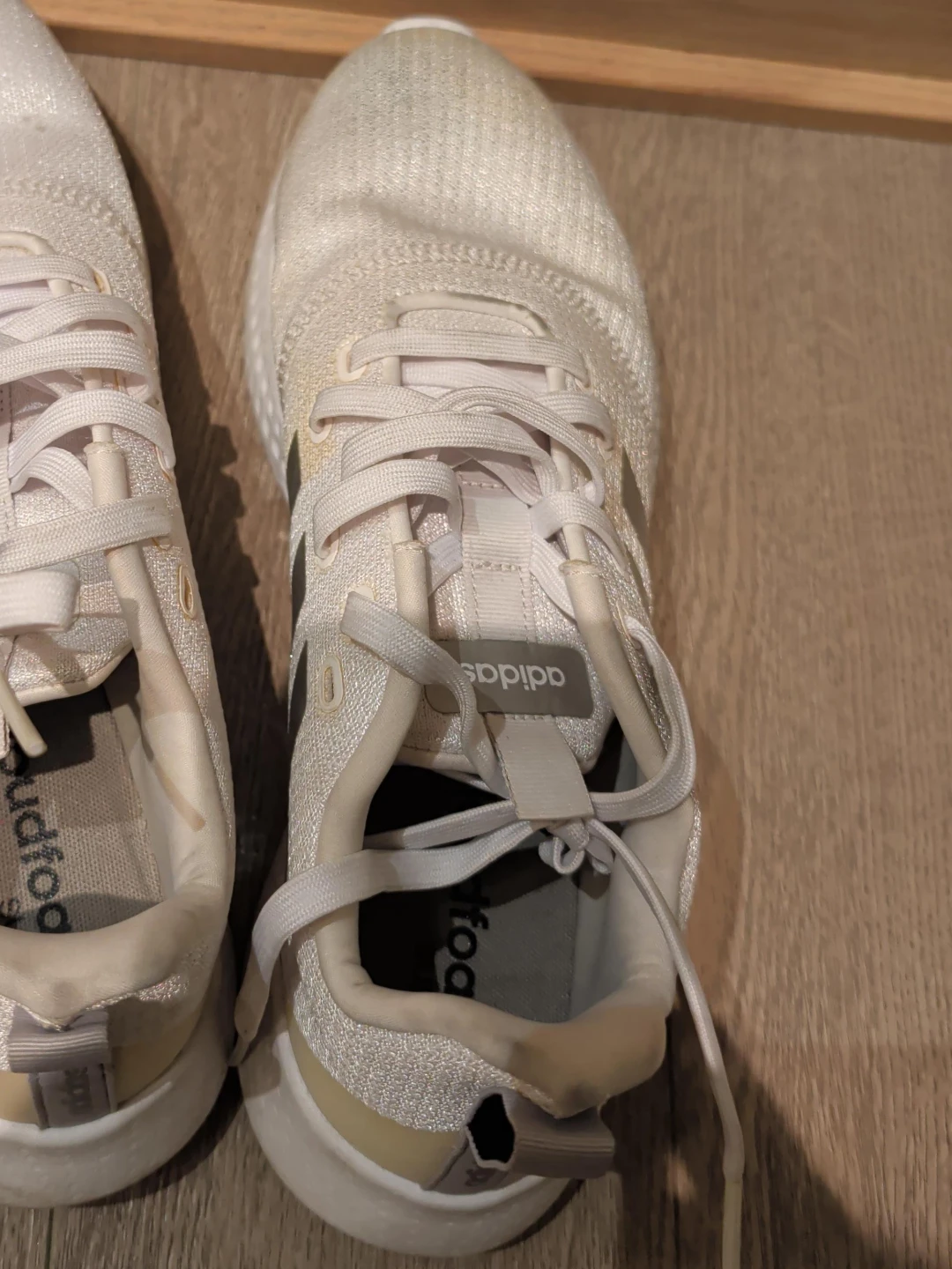Adidas White Running Shoes