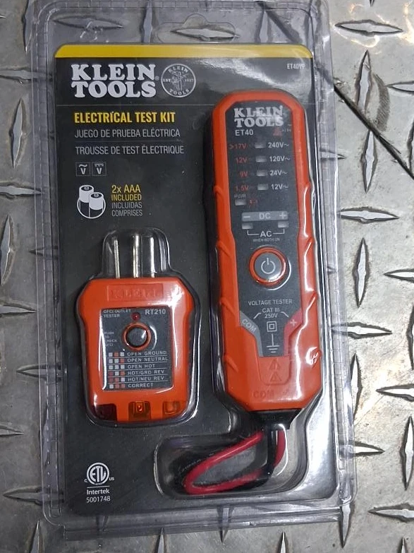 Electrical Test Kit RT210 Outlet Tester and ET40 Voltage Tester