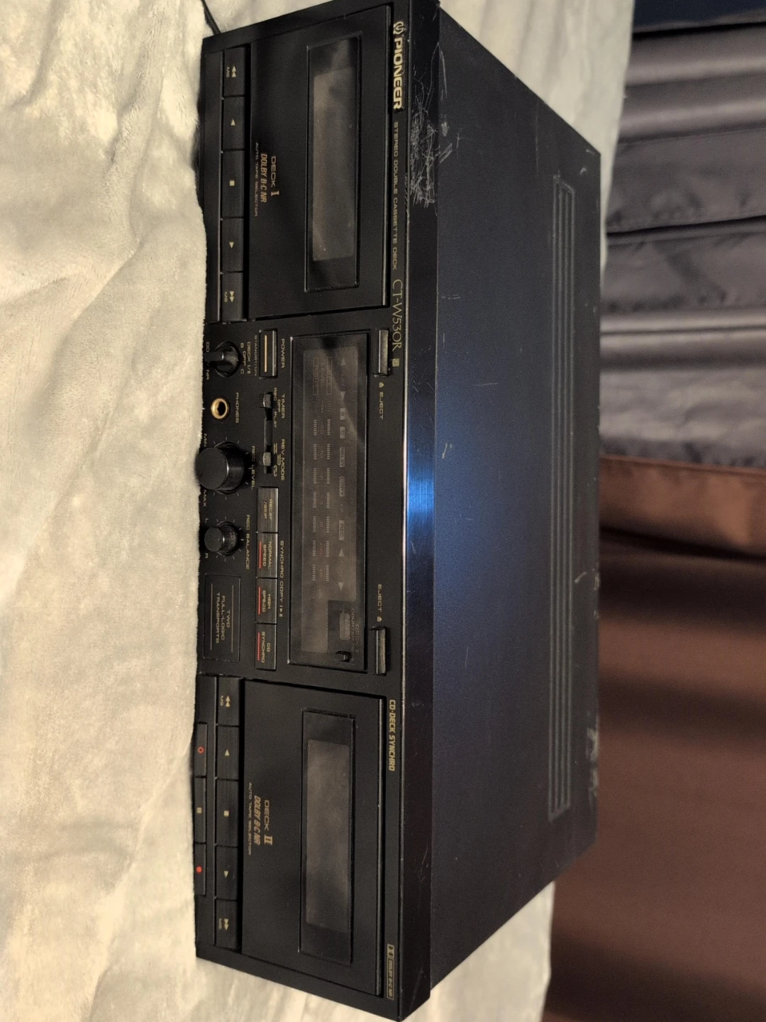 Pioneer CT-W530R Stereo Double Cassette Deck - photo 2