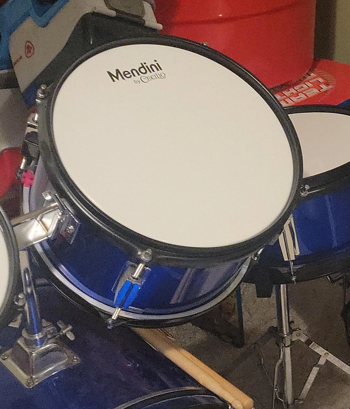 Mendini by Cecilio Blue Drum Set