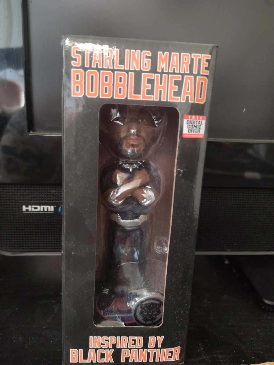 Starling Marte Bobblehead - Black Panther Inspired
