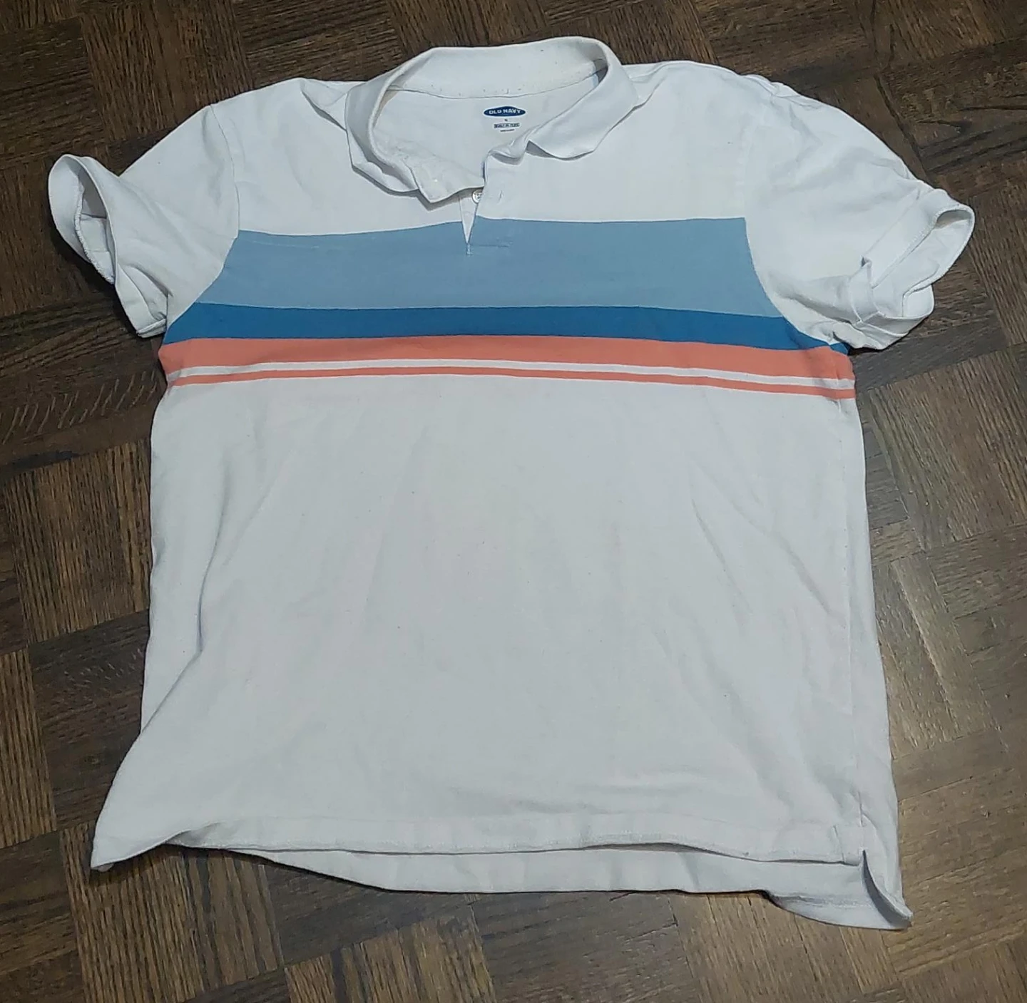 Old Navy Men's Striped Polo Shirt