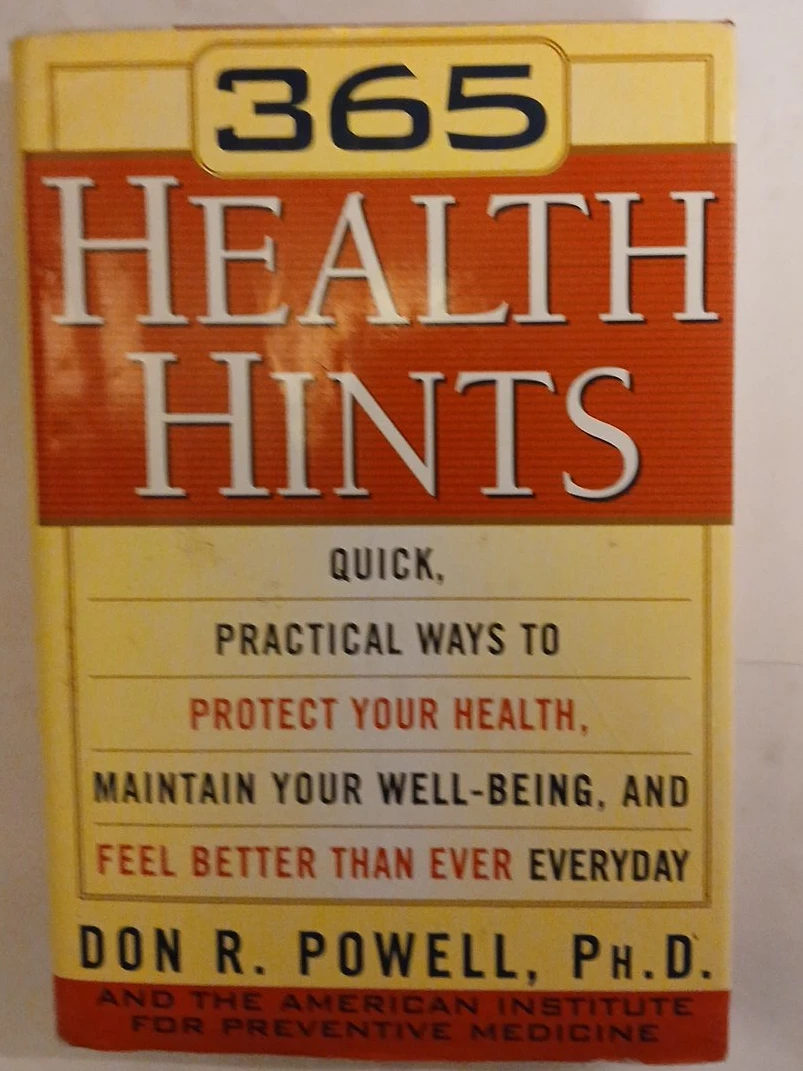 365 Health Hints Book