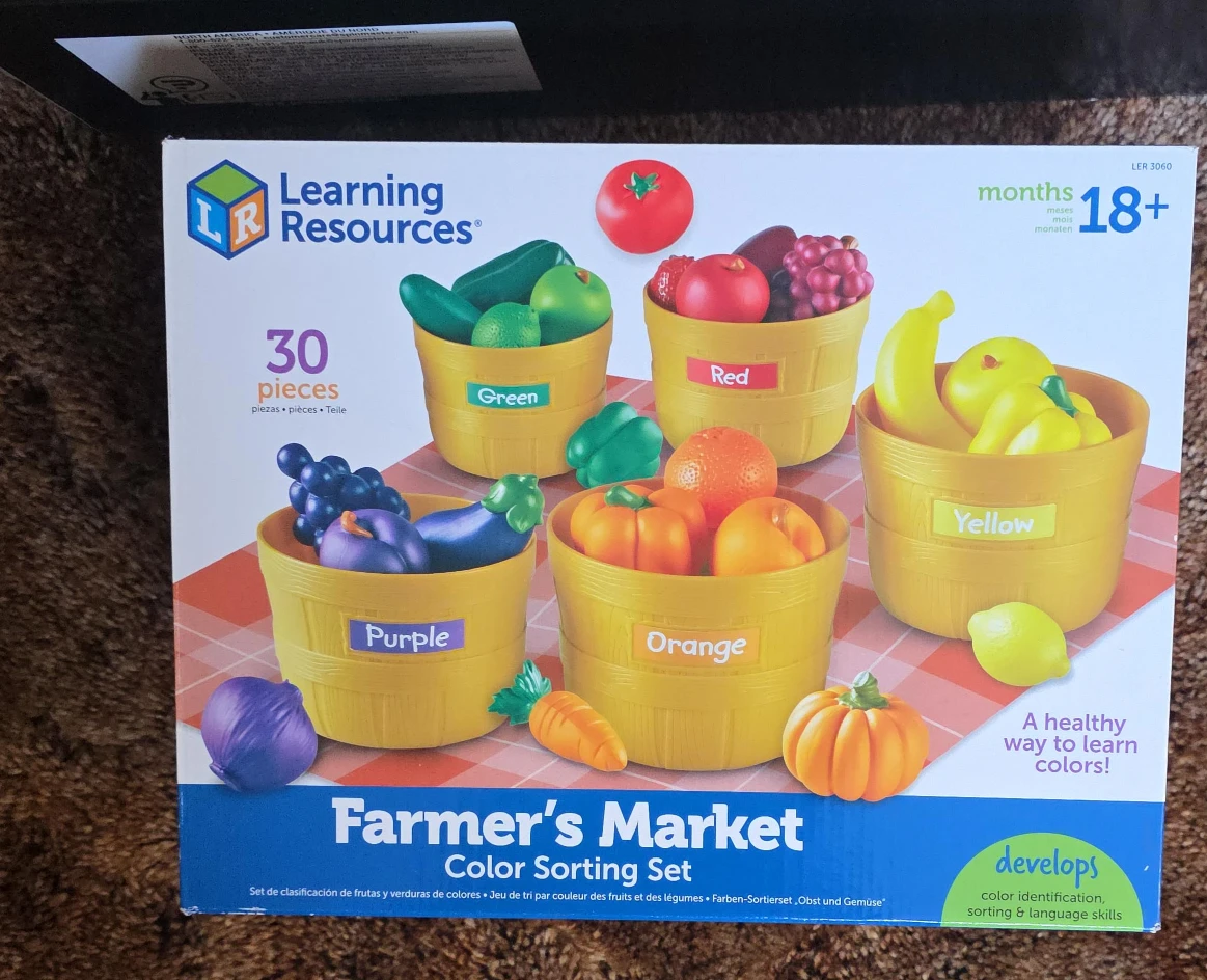 Learning Resources Farmer's Market Color Sorting Set