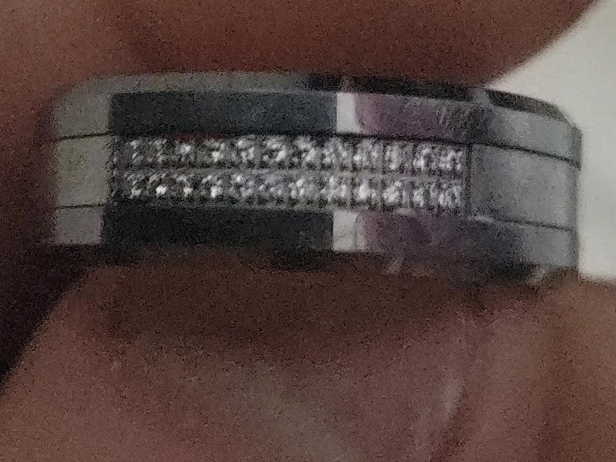 Men's Ring with Rhinestones