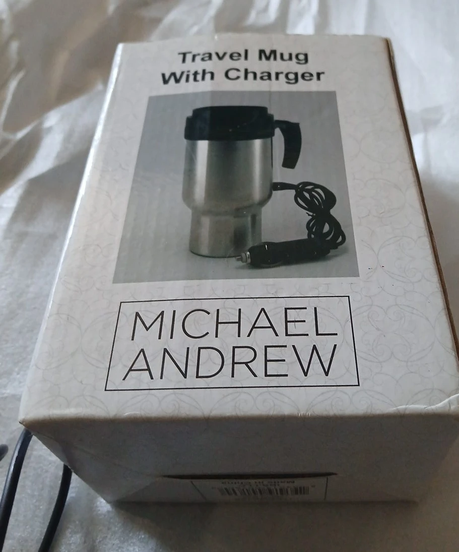 Michael Andrew Travel Mug With Charger