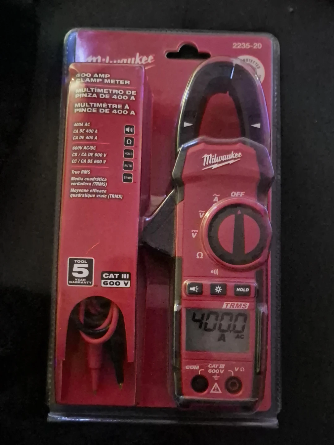 Milwaukee 400 Amp Clamp Meter